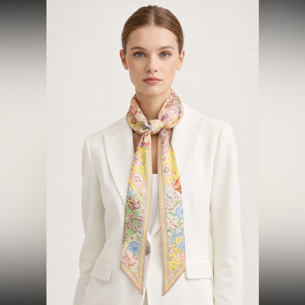 NWT ZIMMERMANN Silk Scarf🌼🌸🪷